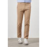Morven Erkek Vizon Pamuk Yan Cep Slim Fit Chino Pantolon