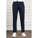 Morven Lacivert Slim Fit Dar Kesim Yan Cep Bağcıklı Jogger Erkek Pantolon