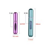 moryconcept Taşınabilir Cep Parfüm Şişesi Doldurma Çantalık Dolabilir Mini Şişe 5ml
