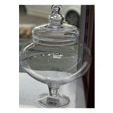 MorzaHome Cam Ayaklı Kurabiyelik,drajelik Kapaklı 31x16cm