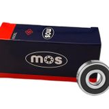 MOS 607-2RS, 10 Adet, 7X19X6mm, Çift Plastik Kapaklı, Sessiz, Yüksek Devirli, Uzun Ömürlü Tek Sıralı Sabit Bilyalı Rulman