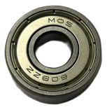 MOS 608-ZZ/C3, 10 Adet, 8X22X7mm, Çift Metal Kapaklı, Sessiz, Yüksek Devirli, Uzun Ömürlü Tek Sıralı Sabit Bilyalı Rulman