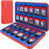 MOSAHOLL 24 Kartuş Yuvası ve 24 Micro SD Kart Depolamalı Switch Oyun Tutucu Kılıf, İnce Taşınabilir Oyun Düzenleyici Seyahat Hediye Aksesuarları, Manyetik Kapanmalı, Koruyucu Sert Kabuk ve Yumuşak Astarlı