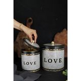 Mosaic Desenli Metal Saklama Kabı 2'li Set 2.1 Litre 4.1 Litre ERB48U1