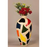 Mosaice Handmade Dekoratif Seramik Vazo