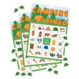 Mosailles Kamp Bingo Oyunu Dış Mekan İç Mekan Aktiviteleri Doğa Yürüyüşü Saha Seyahat Malzemeleri Parti Hediyeleri Kart Oyunları Yetişkinler için 24 Oyuncu Aile Eğlencesi