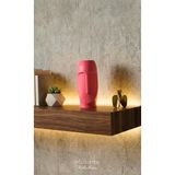 Mosarte Stoneface Series Minimalist Soyut Yüz Vazo / Heykel – Modern Dekoratif Obje - Pembe