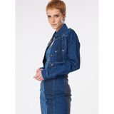 Moschino Indigo Kadın Denim Ceket 241K1J0501 - İndigo