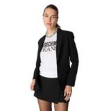 Moschino Jeans Yuvarlak Yaka Baskılı T-Shirt, M, 5003231512, Beyaz, Kadın