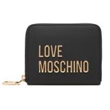 Moschino Kadın cüzdanı Aşk küçük siyah altın logo AS26MO05 JC5613PP1OKD0000 renk: siyah