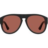 Moschino Kadın Güneş Gözlüğü - Pilot Siyah Kemik Çerçeve Pembe Cam UV400 176/S - Çok Renkli