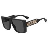 Moschino Unisex güneş gözlükleri, Siyah/Koyu Gri, Ölçü Birimi