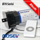 Mosel 120 Nm Alıcılı Tüp Panjur/perde Motoru (ø70 Lık Boru Uyumlu)
