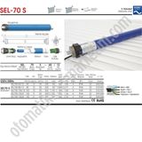 Mosel 120 Nm Düz Tüp Kepenk Giyotin Motoru
