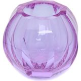 Moser Beauty Mor Yuvarlak Formlu Kristal Vazo - Lila - Standart
