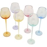 Moser Colorblocked 6li Kristal Kadeh Seti - Standart