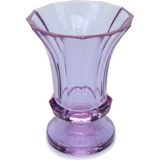 Moser Mor Ayak Detaylı Kristal Vazo - Standart