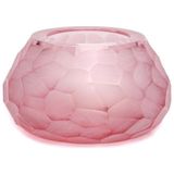 Moser Pembe Kristal Mumluk - Kırmızı - Standart