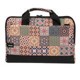 Moserini 13'' - 13.3'' Taban Korumalı, Omuz Askılı Desenli Macbook Air-Pro Laptop Çantası - Antares - Turuncu