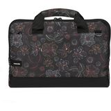 Moserini 13'' - 13.3'' Taban Korumalı, Omuz Askılı Desenli Macbook Air-Pro Laptop Çantası - Rigel - Siyah