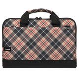 Moserini 13'' - 13.3'' Taban Korumalı Omuz Askılı Desenli Macbook Çantası - Ares Kahverengi
