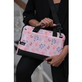 Moserini 14"-14.2" Taban Korumalı, Omuz Askılı Desenli Macbook Air-pro Laptop Çantası - Venus
