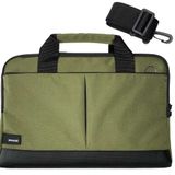 Moserini 15.6'' Taban Korumalı. Omuz Askılı Notebook Laptop Macbook Çantası - Haki