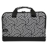 Moserini Moserini 14"-14.2" Taban Korumalı, Omuz Askılı Desenli Macbook Air-Pro Laptop Çantası - Rosetta - Beyaz