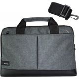 Moserini Moserini 14''-14.2'' Taban Korumalı, Omuz Askılı Macbook Air-Pro Laptop Çantası - Gri