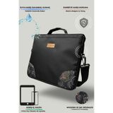 Moserini Omuz Askılı iPad Pro 6.Nesil 12.9”/ 7.Nesil 13”/ Air M2 ile Uyumlu Tablet Çantası Rigel Desenli