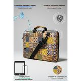 Moserini Omuz Askılı,Samsung Galaxy Tab S11/ S10 /S9/ S8 Ultra Uyumlu 14.6" Otantik Desenli Tablet Çantası