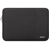 Mosiso 15-15.6 Inç Uyumlu Su Itici Cepli Siyah Laptop Kılıfı