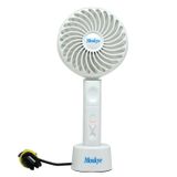 Moskye El Tipi Vantilatör, Mini USB Fan, Şarj Edilebilir Cep Vantilatörü, Seyahat Vantilatörü, USB Masa Fanı 5 Hız Fanı, Taşınabilir Masa Vantilatörü, Seyahat, Ofis Odası, Ev için Güçlü Rüzgar Fanı (