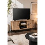 Mossano Vermo TV Sehpası TV Ünitesi Televizyon Sehpası Çam 110 cm