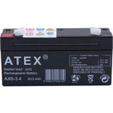 Mossem Atex Ax6-3.4 6V 3.4AH Yatay Akü