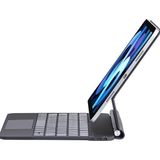 Mossem Ipad 2022 10.9 (10.nesil) Kılıf X8 Magic Manyetik Klavyeli Tablet Kılıfı - Siyah
