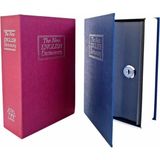 Mossem Kitap Görünümlü Gizli Kasa Büyük Boy Anahtarlı Kilitli Para Kasası
