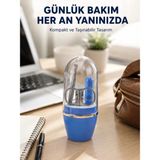 Mossem Mavi Kişisel Bakım Seti Cımbız Makas Tırnak Makası ve Törpü