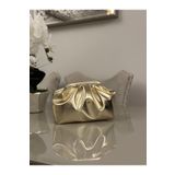 mossi Kadın Gold Altın Rengi Parlak Suni Deri Askılı Clutch Günlük Ve Abiye Çanta