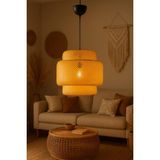 Mosso Alora Bambu Japon Sarkıt Avize - Ahşap - 30 x 30