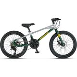 Mosso Demarch M-20-Md Erkek Çocuk Bisikleti 228H 20 Jant 21 Vites Silver Green - Çok Renkli
