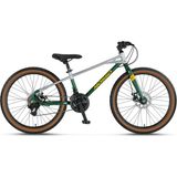 Mosso Demarch M-24-Md Erkek Dağ Bisikleti 280H 24 Jant 21 Vites Silver Green - Çok Renkli