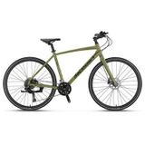 Mosso Legarda PRO X18 MDM 460H HD 28 Jant 18 Vites Yeşil Siyah Erkek Şehir Bisikleti