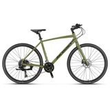 MOSSO LEGARDA-PRO-X18-MDM ERKEK ŞEHİR BİSİKLETİ 510H HD 28 JANT 18 VİTES YEŞİL SİYAH