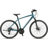 Mosso Legarda Pro X24 - Msm H 46CM (S - M) Kadro Şehir Bisikleti - Mavi Gümüş - Mavi - Gümüş