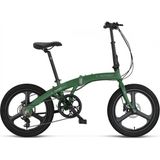 Mosso MARINE-20-HYD-7V Katlanır Bisiklet 305H 20 Jant 7 Vites Race Green - Çok Renkli
