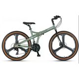 Mosso Marıne-26-Acr-Hd Katlanır Bisiklet 431H 26 Jant 21 Vites Army Green