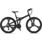Mosso Marine ACR H 26 Jant 21 Vites HD Siyah Mavi Gri Katlanır Bisiklet