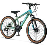 Mosso Wildfire 24H 13 Kadro Hidrolik Disk Fren Dağ Bisikleti (135 / 155 cm Arası Boy) - Mat Yeşil