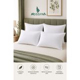 Mossyna 4'lü Ultra Dolgun 50x70 Yastık Boncuk Silikon Dolgulu Ve Yıkanabilir